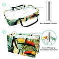 thumbnail image 4 of Toucan Large Capacity Reusable Foldable Oxford Cloth Laundry Basket Beach Bag Shopping Basket Grocery Bags, 4 of 7