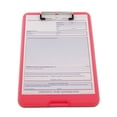 thumbnail image 5 of Slimmate Storage Clipboard, 1/2" Clip Capacity, Holds 8 1/2 X 11 Sheets, Red, 5 of 9