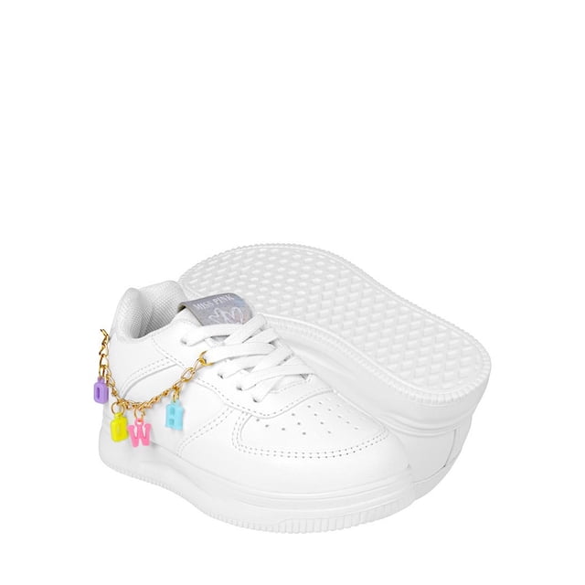 TENIS CASUALES NIÑA MISS PINK CROACIA SIMIPIEL BLANCO Miss Pink CROACIA