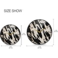 thumbnail image 2 of Coolnut Cow Print Wall Clock Silent Non-Ticking Round 10 Inch Quartz Battery Operated Wall Clock for Kitchen,Bedroom,School,Living Room Home Decor, 2 of 7
