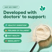 Physician’s Choice Easy Mix Fiber Powder - GLP-1 Friendly, Sugar Free, No Grit, Tasteless 5.7oz