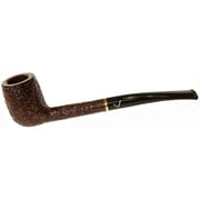 Savinelli Bing's Favorite Walnut Rustic Smoking Pipe w/ Black Mouthpiece - 5249K