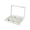 Gray Beige, variant on 100 Slots Ring Holder Organizer Display Case Box, Rings Tray with Glass Lid, Jewelry Storage Tray with Glass Lid for Women(Beige)