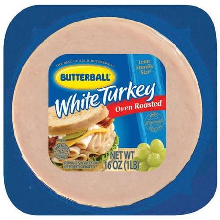 Butterball: Butterball: Butterball: Butterball: Butterball: Butterball: Oven Roasted Lean Sliced Family Size Turkey White