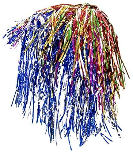 12 Pack of Glam Tinsel Party Wigs Halloween Costume Accessory - Dress ...
