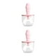 thumbnail image 3 of Soidarity Cepillo de para bebés con cubierta a prueba de polvo Cepillo en forma de U para para bebés Rosa grande rosa grande 2piezas, 3 of 6
