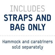ENO, Eagles Nest Outfitters Helios Ultralight Hammock Straps Suspension System with Storage Bag, 300 LB Capacity, 8-foot 1 inch x 1 inch