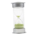 thumbnail image 1 of Reloj de arena plateado, temporizador de arena, ideal para la escuela, el aula o la oficina. Decoración de escritorio. 30 minutos., 1 of 8