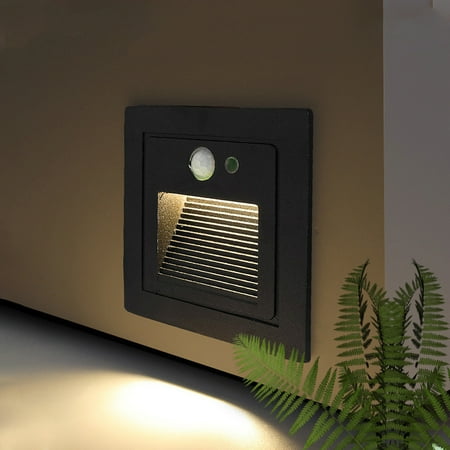 

Motion Sensor led wall lamp 3W IP65 LED Stair Light Step Light Recessed buried lamp outdoor Waterproof Staircase lamps