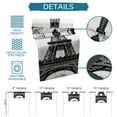 thumbnail image 6 of Eiffel Tower Retro Vintage Stamp Black White Table Runner Home Wedding Table Mat Centerpieces Decoration Dining Long Tablecloth, 6 of 6