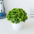 thumbnail image 4 of Realistic Artificial Plant Energetic Decorative Vivid UV-resistant Desktop Ornament Fake Bonsai Office Decor, 4 of 7