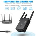 thumbnail image 5 of WiFi Extender Signal Booster, WiFi Repeater 2.4&5GHz Dual Band WiFi Extender, WiFi Booster with Ethernet Port Covers up to 10000 Sq. ft, 4 Antennas Wireless Internet Amplifier for Smart Home Devices, 5 of 9