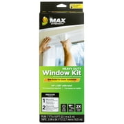 Duck Max Strength Rolled Plastic Window Insulation Kit - Clear, 84 in. x 120 in.
