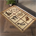 thumbnail image 3 of JERFIT Southwestern Area Rug 7x10 Feet, Beige Tribal Design Polypropylene Rug for High Traffic Living Room, Entryway, Non-Shedding & Stain Resistant Indoor Carpet, 3 of 6