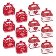 thumbnail image 2 of 12 cajas de regalo para San Valentín, dulces, , cajas de papel portátiles rojas para dulces y ., 2 of 9