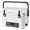 White, variant on Hard Cooler Ice Chest, Heavy-Duty Insulated Cooler with Carry Handle for Camping, Fishing, and Day Trips with Long Ice Hold