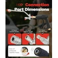 thumbnail image 5 of Sakertool Foam Cannon Dual Connector Accessory for Pressure Washer Kit,Car Wash Foam Gun - Power Washer Accessories Gun with Foam Cannon Dual Connector for cleaning - 5 Power Washer Sprayer Nozzles, 5 of 8