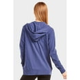 thumbnail image 4 of DailyWear Womens Long Sleeve Thin Cotton Full Zip Up Hoodie Jacket Denim, Small, 4 of 4