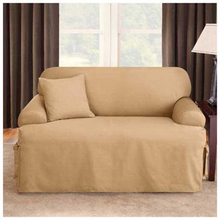 Sure Fit Stretch Jacquard Damask Two Piece T Cushion Sofa Two Piece T Cushion Sofa