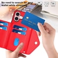 thumbnail image 6 of Case for MOTO Edge 50 Neo Quilted phone case with a card slot and detachable wristband for protecting wallet., 6 of 6