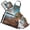 Autumn Forest Lake Shore, variant on Building Tree Lack 5 Pcs Kitchen Set Heat Resistant Oven Mitts and Non-Slip Pot Holders with Adjustable Cooking Apron