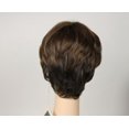 thumbnail image 3 of European Human Hair Freeda Wig Linda Medium Brown With Blonde Highlights Size S, 3 of 6