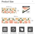 thumbnail image 3 of Yayeee Faucet Mat for Kitchen Sink 30" Diatomite Long Splash Guard Pad, Watercolor Orange, 2 Pack, 3 of 7