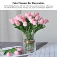 thumbnail image 3 of Tulipanes Falsos 30 Piezas De Flores Artificiales Simulación Innovadora, 3 of 7