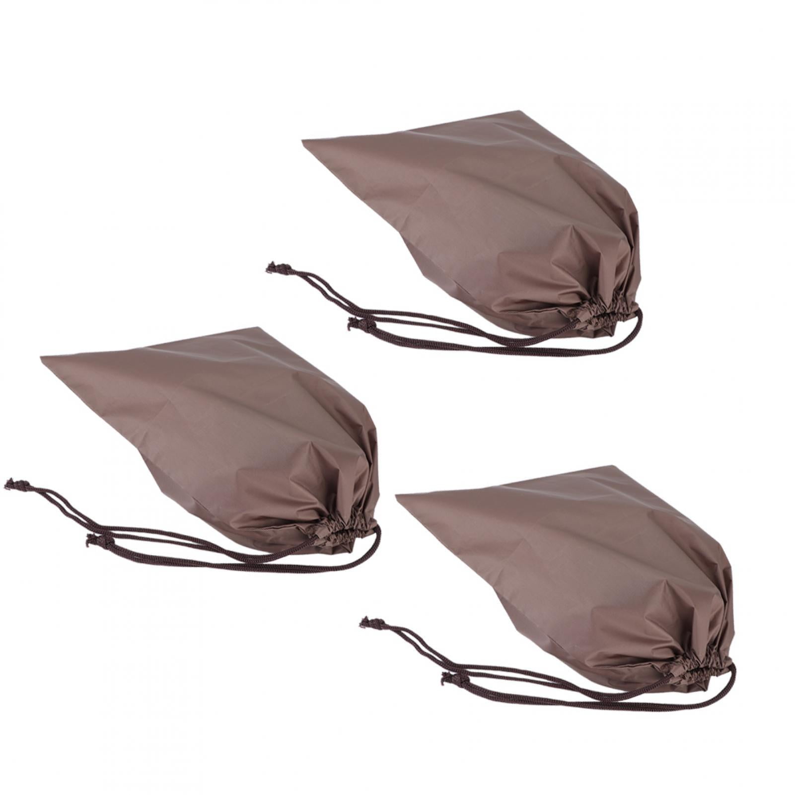 Lot De 3 Sacs De Sport à Cordon De Serrage – Tissu Oxford Noir 34x42 Cm – Léger Et Pliable Pour École, Voyage, Piscine, Randonnée