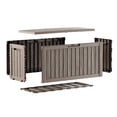 thumbnail image 7 of MAYEERTY 75 Gallon Outdoor Deck Box, Large Capacity Storage Box for Patio Furniture Cushions, Pillow Outdoor Indoor, Light Brown, 7 of 7
