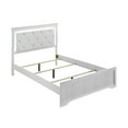 thumbnail image 4 of Blaze Modern Style Twin 5PC bedroom set made with Wood & LED Headboard in White, 4 of 18