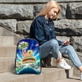 thumbnail image 3 of SpongeBob Mochila transparente temática, resistente y duradera, bolsa see-through para trabajo, deporte, universidad y viaje, 31 × 43 cm, 3 of 6