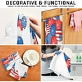 thumbnail image 6 of GZHJMY 6 Pack American Balloon Flag Kitchen Towels, Soft Highly Absorbent Dish Towels Reusable Tea Towels Set, 28"x 18", 6 of 6