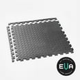 thumbnail image 4 of Velotas 1/2 Inch Interlocking EVA Foam Personal Fitness Mat, Diamond Plate Exercise Mats for Indoor Workout, 24 in x 24 in, 4 of 8