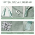 thumbnail image 3 of Large Capacity Folding Travel Bag, Portable Foldable Travel Lightweight Waterproof Oxford Fabric Bag (Light Green), 3 of 7