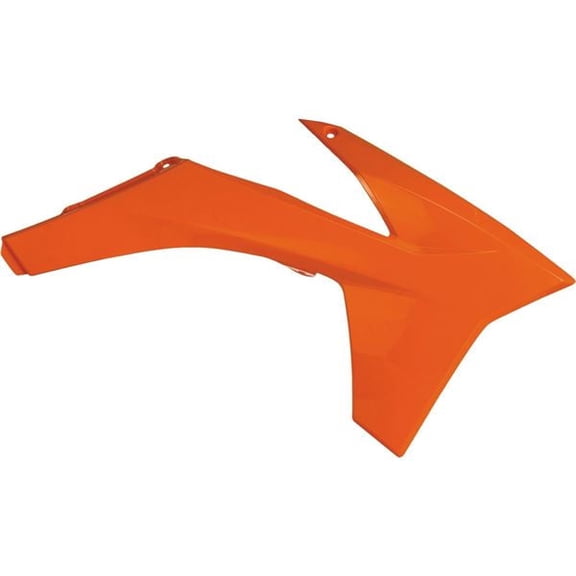 Acerbis Orange Plastic Radiator Shrouds/Scoops (2043670237)