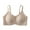 Beige, variant on Women's Seamless Wireless Push-Up Bra Backless Padded Bralette Soft Nylon Everyday Comfort Lingerie Fashion Home Wear Beautiful Back Support All Season Plus Size Included