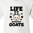 thumbnail image 4 of Inktastic Life is Better with Goats Youth T-Shirt, 4 of 5
