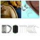 thumbnail image 3 of Agujas curvas para coser,Hilo de aguja curvado para coser,Hacer pelucas,alfileres,juegos de agujas,herramientas,Coser agujas curvas tipo C,pasador T,agujas tipo J,Bloqueo de, 3 of 10