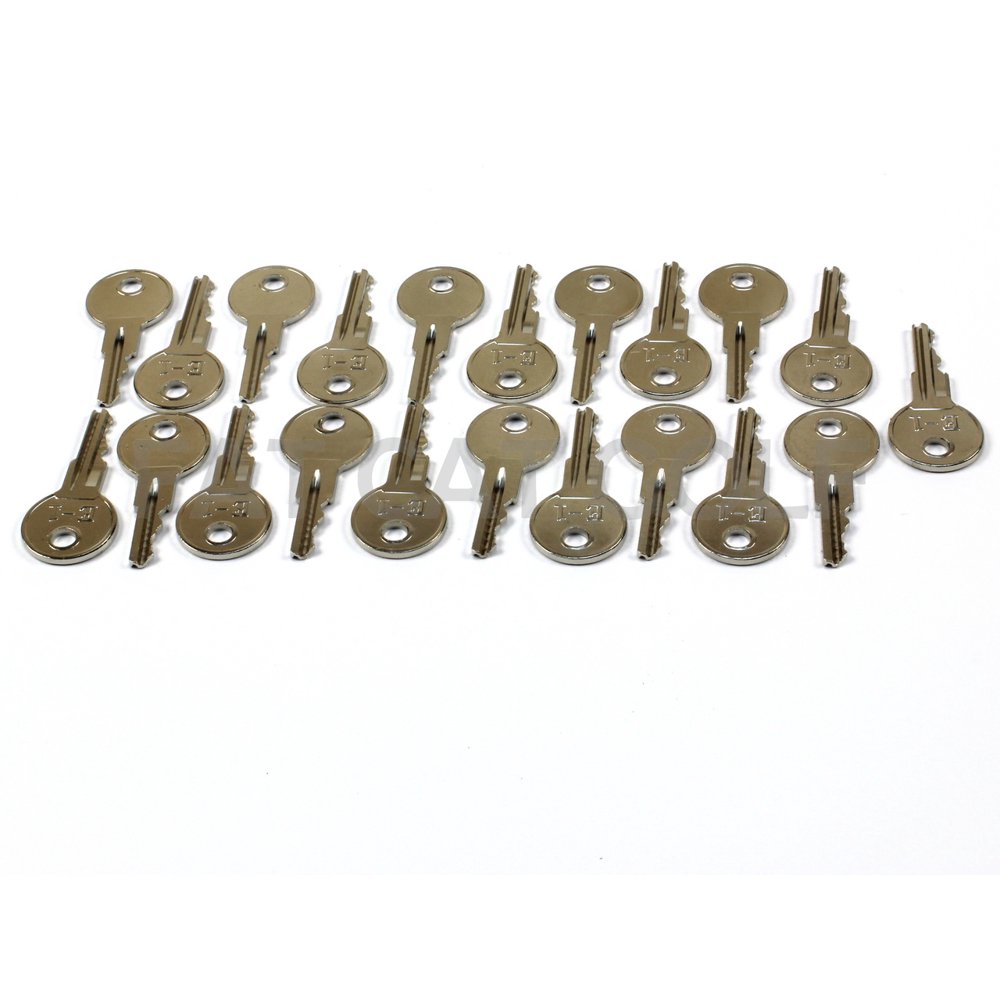 EZGO KEY FOR ALL STOCK EZGO GOLF CARTS (SET OF 25)