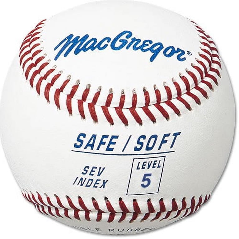 Pelotas de béisbol MacGregor Safe/Soft Junior Level 5 (8-12 años) x12