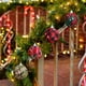 thumbnail image 5 of Adorno para colgar: esferas decorativas de 8 cm recubiertas de tela para fiestas navideñas en casa, 5 of 7