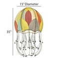 thumbnail image 2 of Eangee Home Design Jellyfish Pendant, Shade Made Of Cocoa Leaves, 15x15x35 Inches, 2 of 3