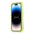 thumbnail image 2 of Compatible With iPhone 15 Pro Phone Case Thickened Edges Protection Shock-absorbent Anti-Scratch Solid Color Lightweight Plain Semi Transparent Phone Cover for iPhone 15 Pro,Green, 2 of 6