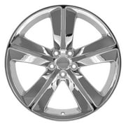 Single(1) OE Wheels DG05 20x9 Chrome Rim 5x115 20ET