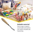 thumbnail image 1 of Palette Spatula Oil Painting Stainless Teacher Beginner Study Learning Iron Artist Mixing Scraper Portable Home Paint Tool Accessories for Teacher Type 3, 1 of 6