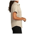 thumbnail image 4 of Yellow Rooster Womens Short Sleeve Easy Care Shirt Stone 3XL, 4 of 7