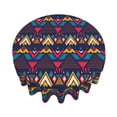 thumbnail image 3 of ZICANCN Round Table Cloths 60 Inch, Exotic Style Tribal Geometry Table Cover Waterproof Washable Outdoor Picnic Tablecloth, 3 of 8
