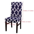 thumbnail image 2 of Chair Protector Cover Slipcover Pack of 4, Stretch Removable Washable Spandex Chair Cover for Dining Room Wedding Banquet Decoration, 2 of 7