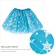 thumbnail image 5 of Falda tutú de copo de nieve encantadora para niños, disfraz de fiesta, falda tutú de rendimiento para niñas, 5 of 7
